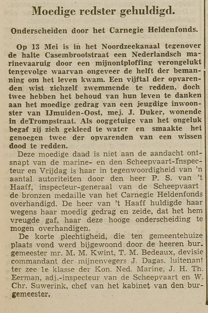 1940 07 06 IJmuider Courant pagina 1.jpg